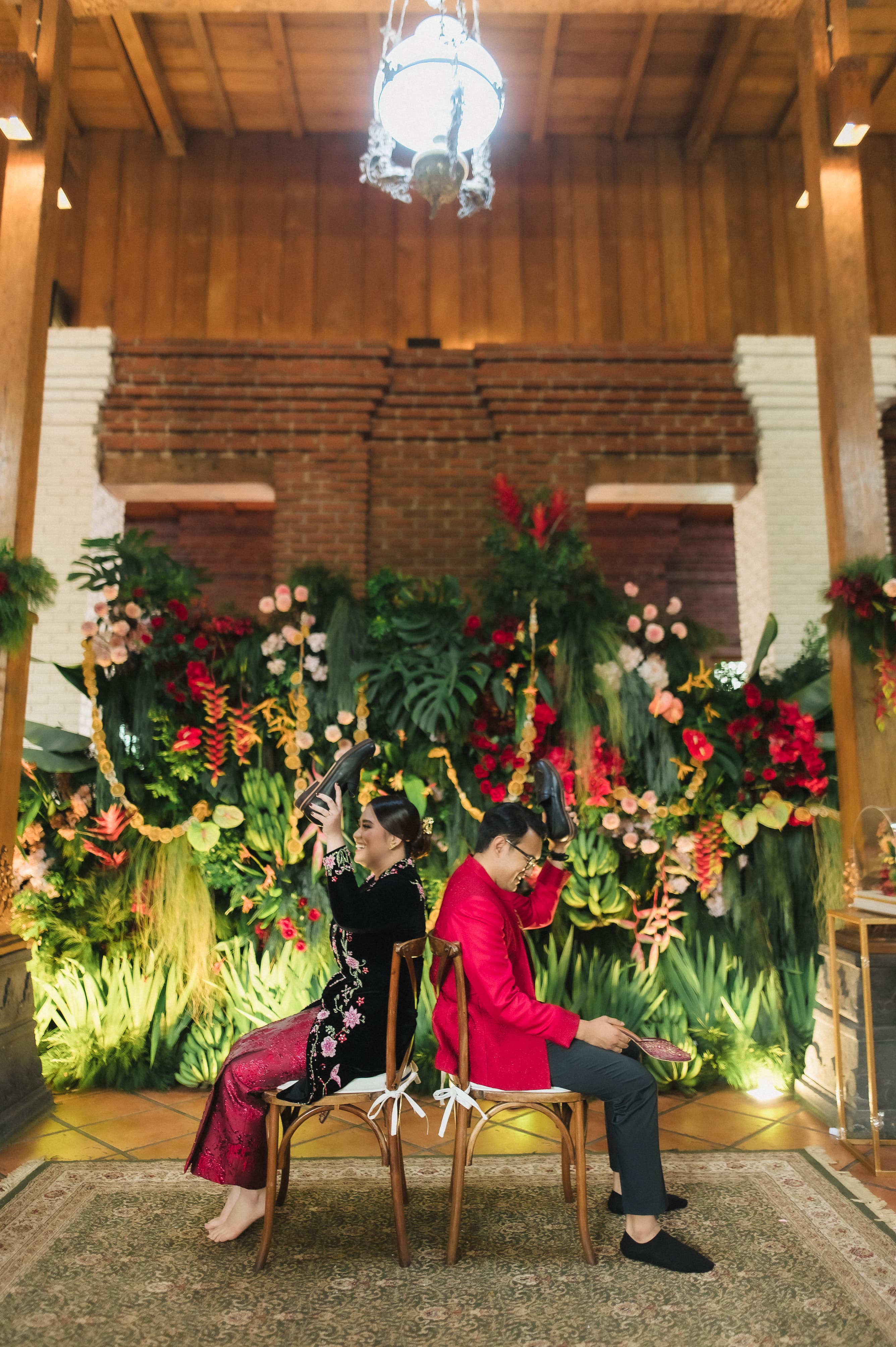 Dekorasi outdoor garden party wedding