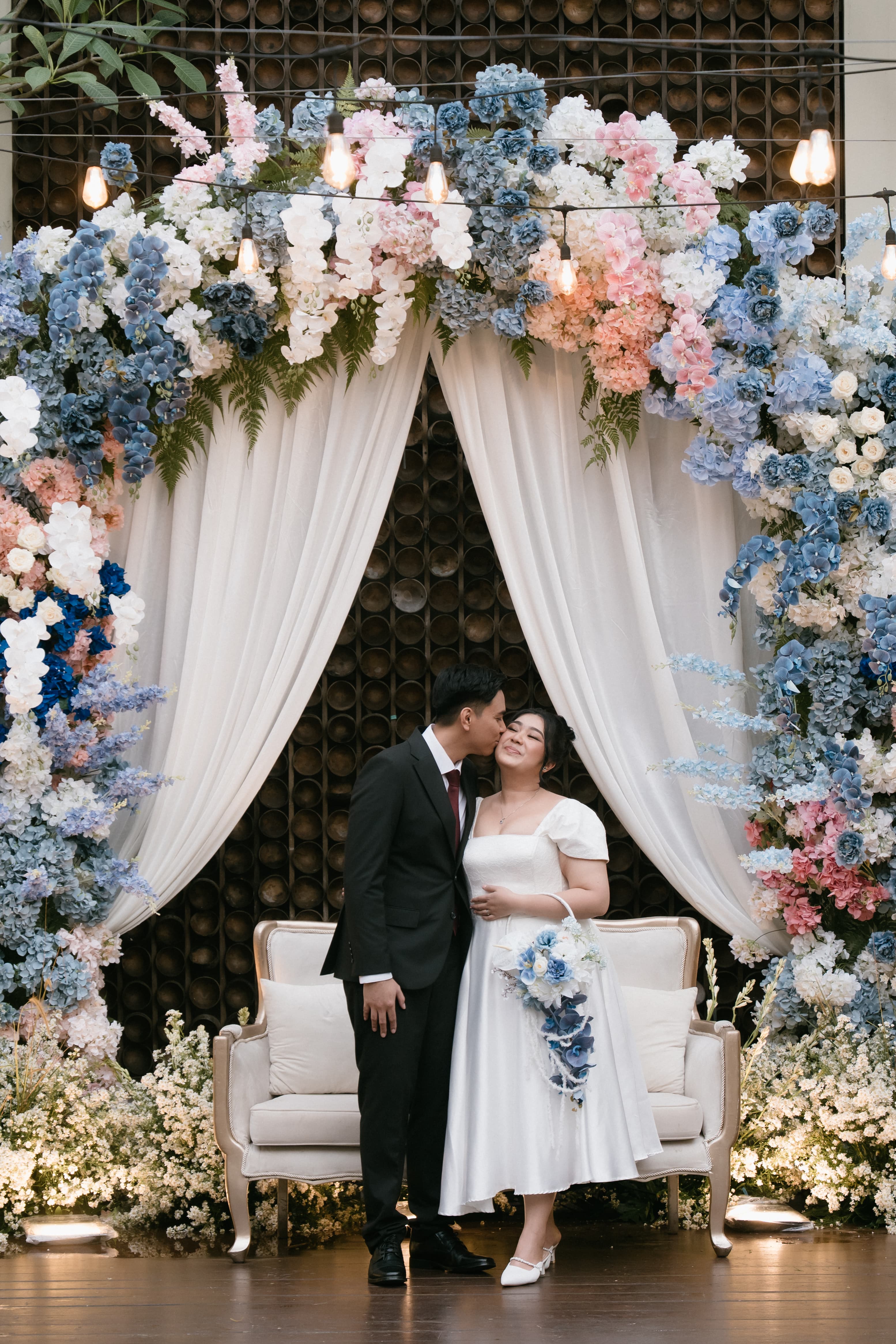 Bride and groom portrait